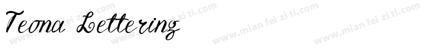 Teona Lettering字体转换